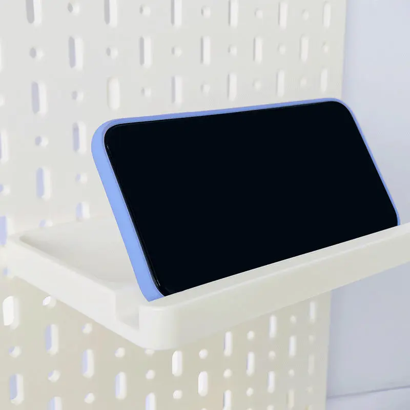 Mobile Phone Storage Box Portable Miscellaneous Storage Box Hole Storage Board Small Toolbox Box Bathroom Waterproof