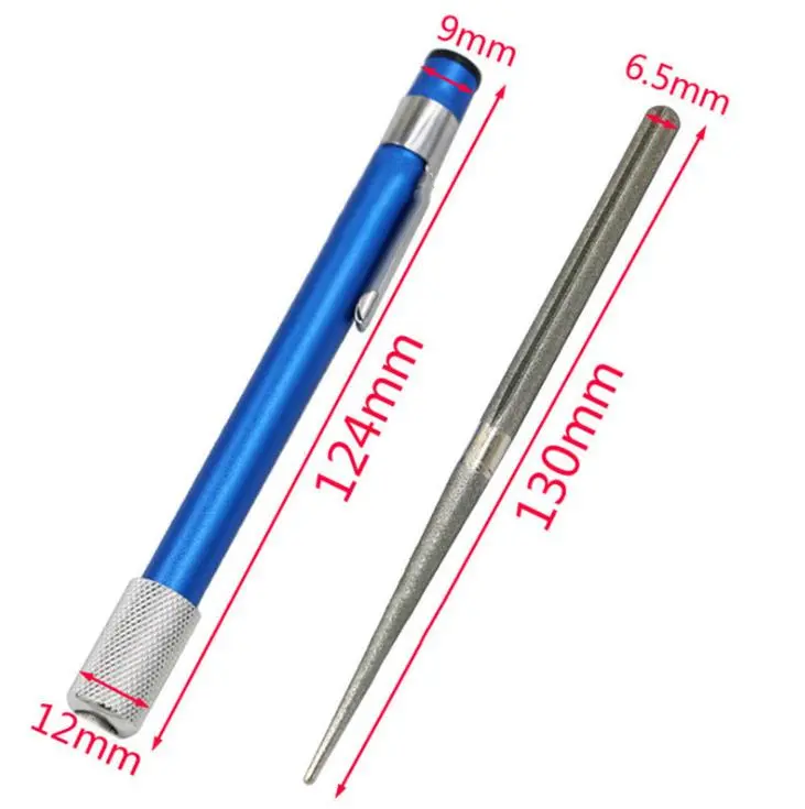 Fishing Hook Sharpener Pen Sharpener High Quality Outdoor Tool Diamond Pen Shaped Knife Sharpener New Arrivals