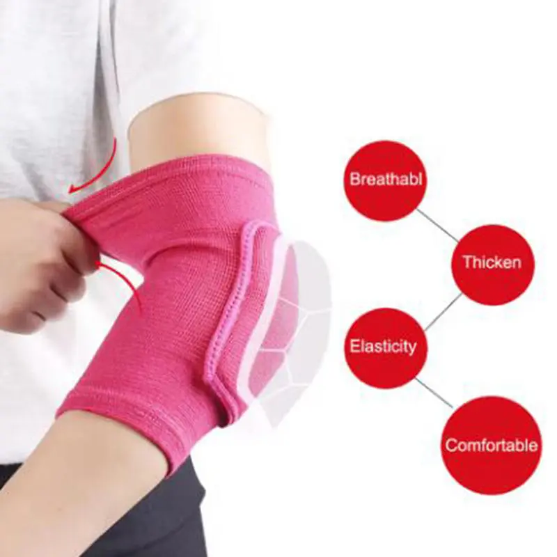 Sports Sponge Elbow protection, Dance Anti Fall anti-collision Warm Arm Protection Pressure Training Thickened Breathable