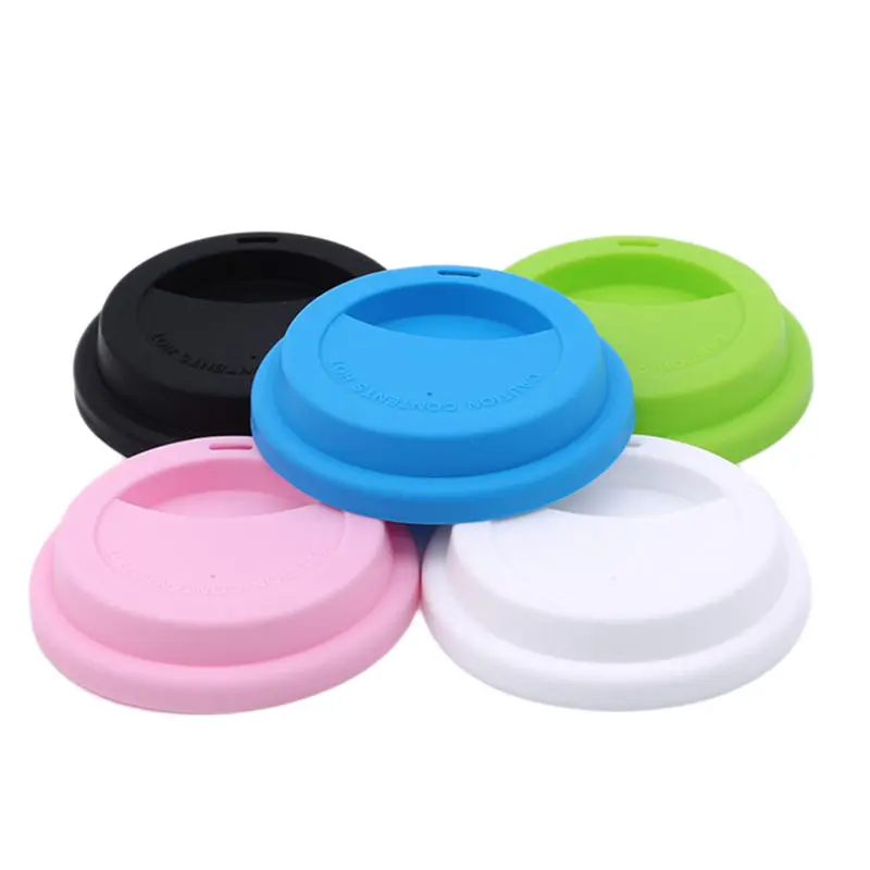 Tea Coffee Sealing Lid Caps Silicone Insulation Leakproof Cup Lid Heat Resistant Anti-Dust Mug Cover Home Supplies Kitchen