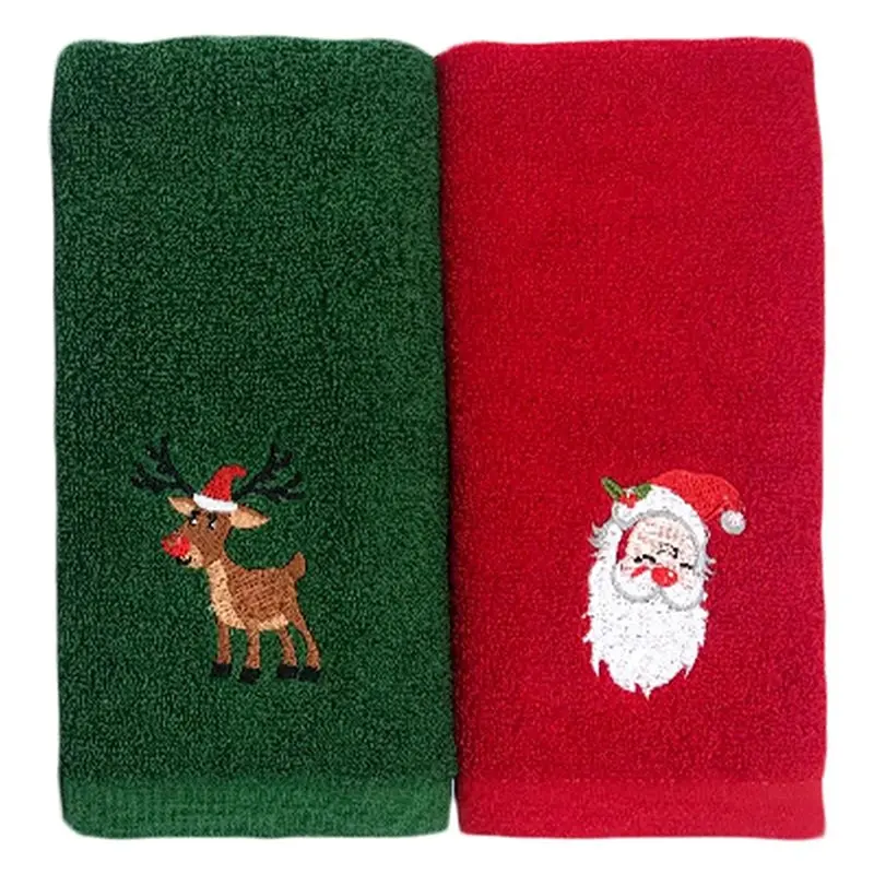 Xmas Face Washing Cloth Christmas Face Towel Christmas Towel Towel Cloth for Man Home Bathroom Woman 1Pc 2024 New Year Towel