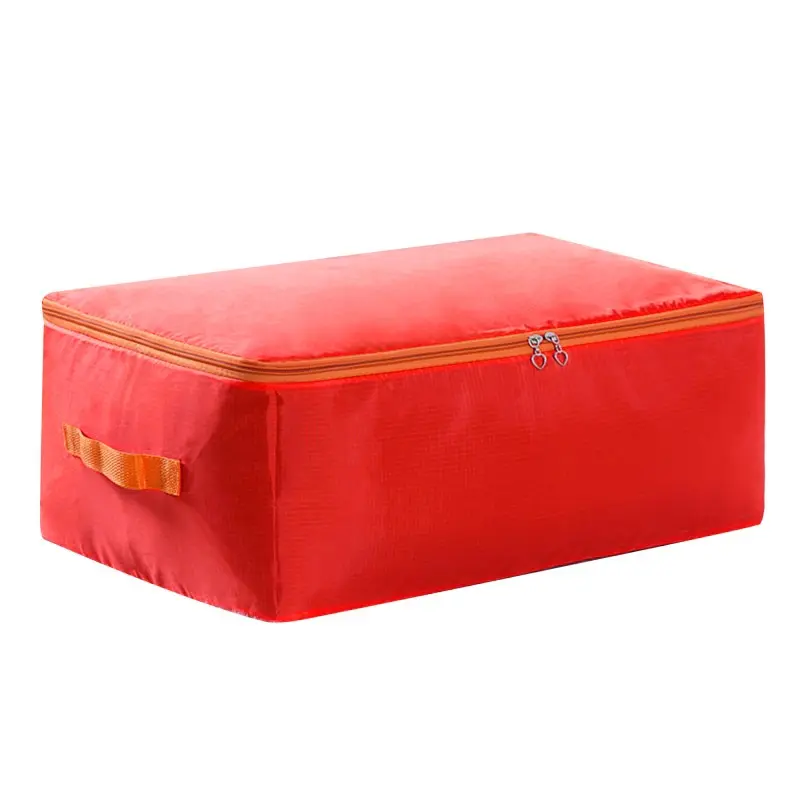 Large Capacity Quilt Storage Bag Oxford Cloth Organizer Closet Blanket Dustproof Zipper Storage Bags Wardrobe Storage Boxes
