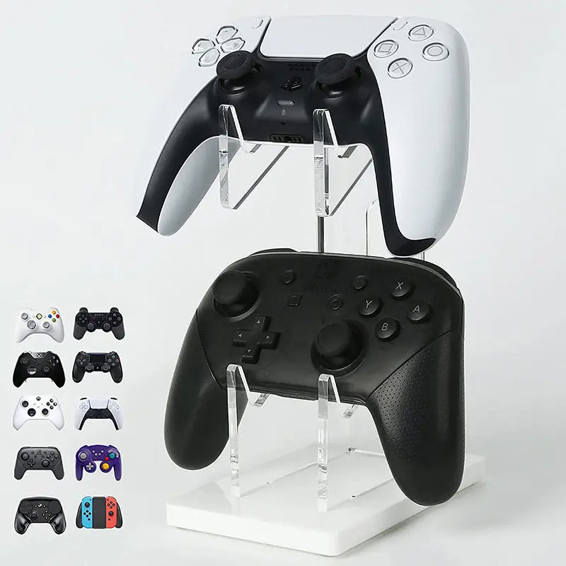 Controller Holder Acrylic Shop Display Gamepad Handle Bracket Display Joystick Rack Stand Removable