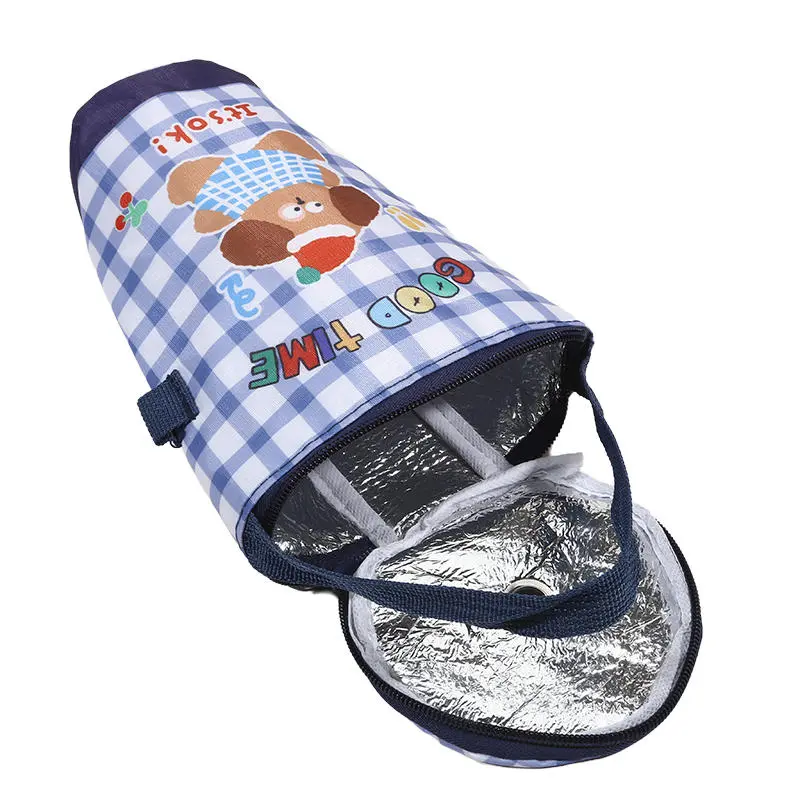 Portable Milk Tea Tote Bag Heat Preservation Bag Carrying Insulated Cup Cover Umbrella Bag Handbag Camping Drinkware Accessories