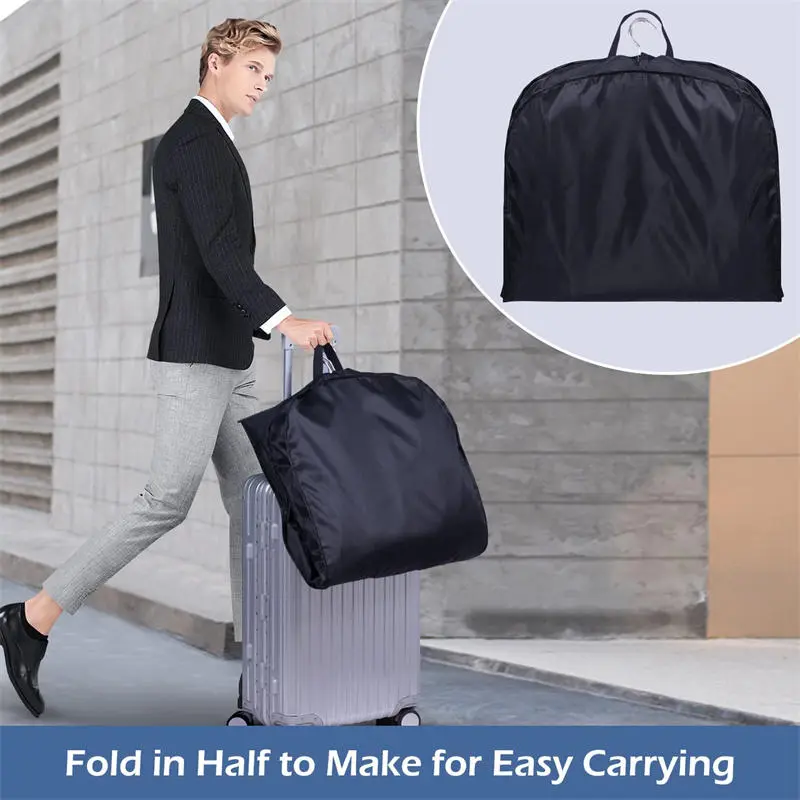 Dust proof Garment Protector Cover Bag Fully Enclosed Clothes Cover with Clothes Bags Hanging Durable Clothes Storage Bag