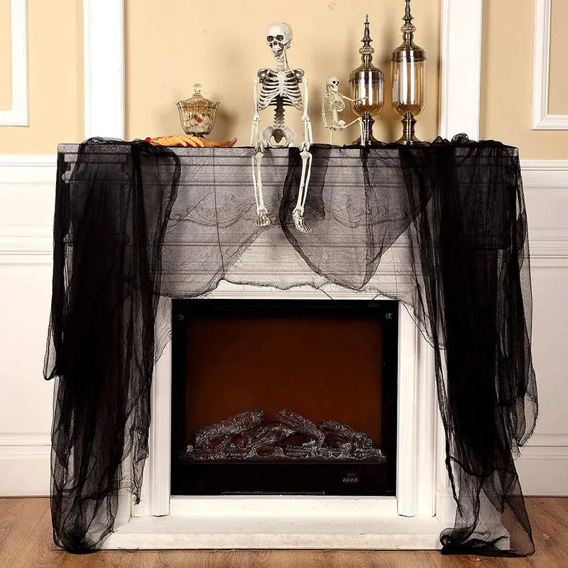 Halloween Gauze for Halloween Decorations Hanging Outdoor Scary Gauze Ghost Cloth for Haunted House Parties