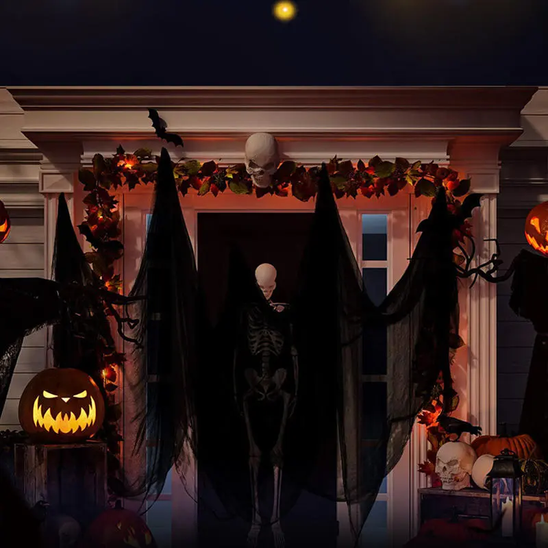 Halloween Gauze for Halloween Decorations Hanging Outdoor Scary Gauze Ghost Cloth for Haunted House Parties