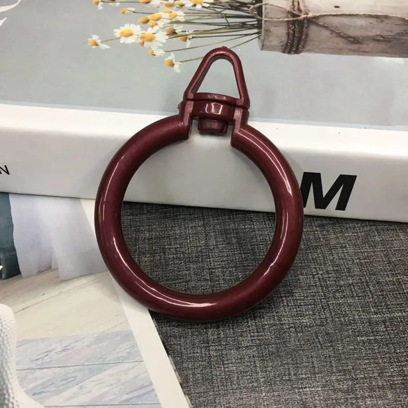 Plastic Curtain Rings Gourd Shape Home Shower Window Bath Curtain Hook Rod Clips Accessories 35mm Inner
