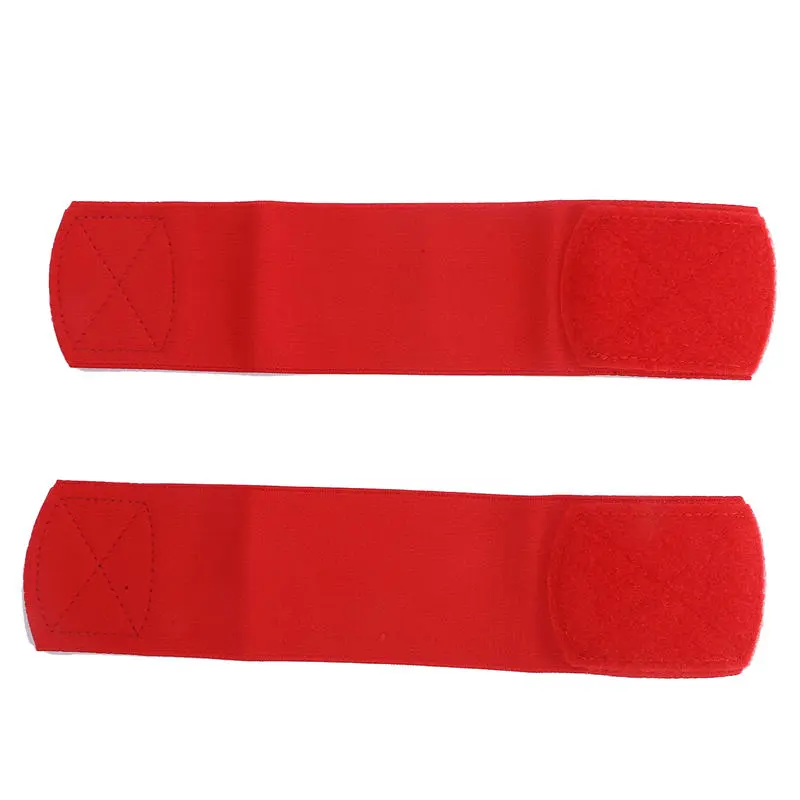 2PCS Adjustable Shin Guard Fixed Bandage Tape Soccer Shin Pads Prevent Drop Off Elastic Sports Bandage Safety Legwarmers