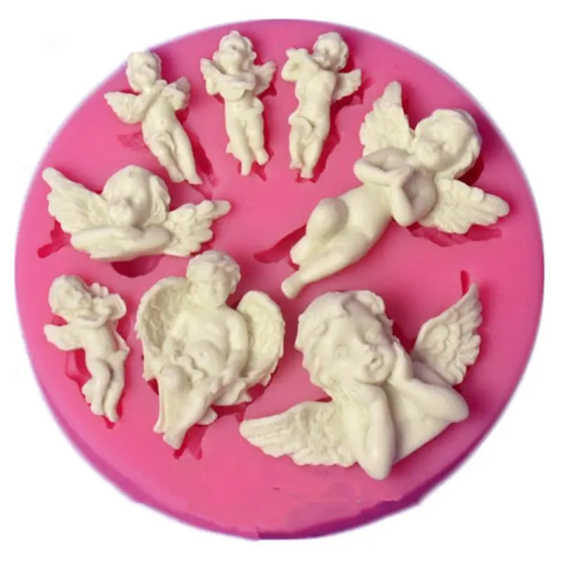 3D Rose Flower Silicone Fondant Soap Cake Mold Cupcake Jelly Candy Chocolate Decoration Baking Tool Moulds Leaf Deer Feather