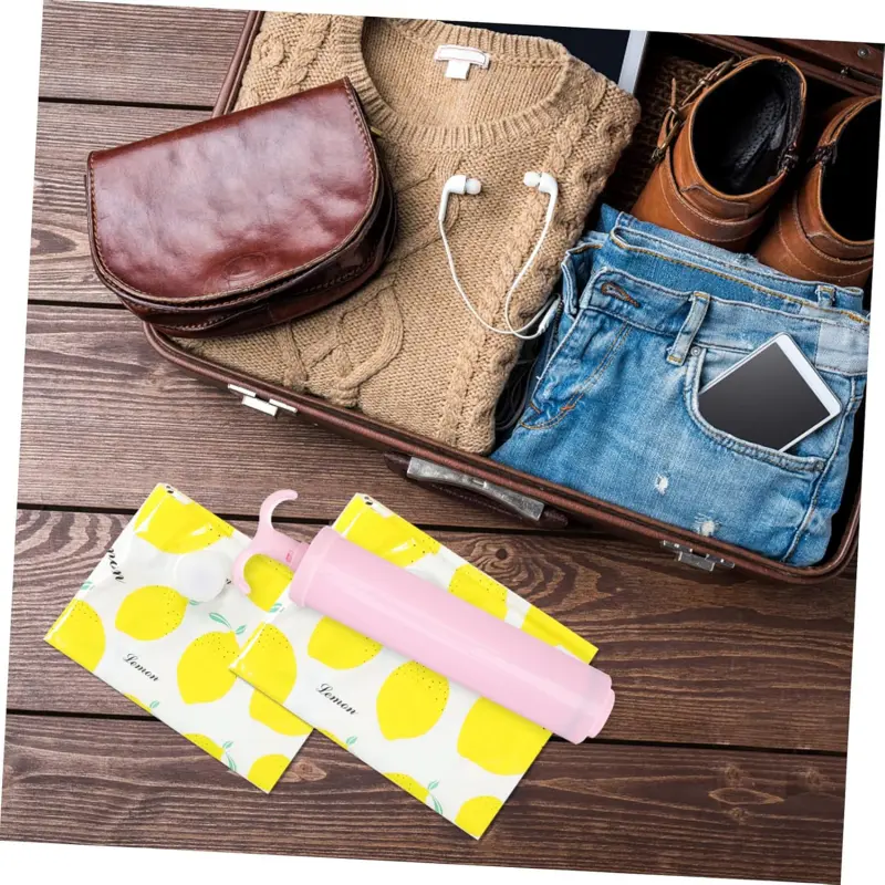 5Pcs Home Vacuum Bag Storage Bag Clothing Quilt Seal Compressed Travel Space-Saving Bag Packaging