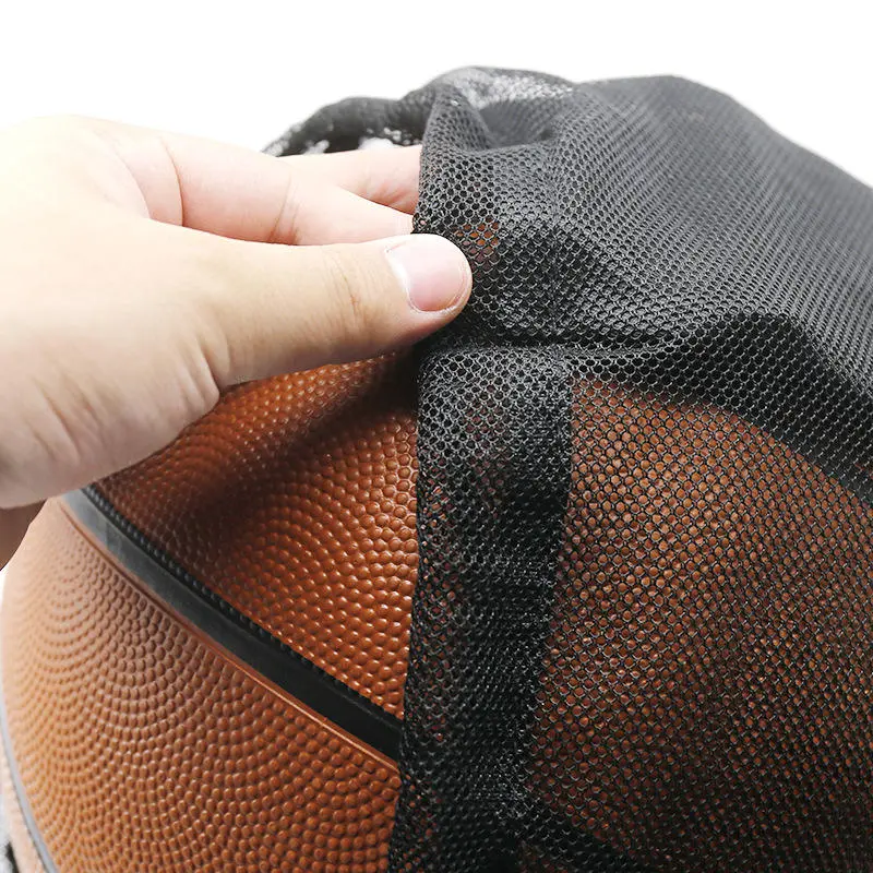 Portable Drawstring Basketball Mesh Bag School Football Soccer Volleyball Ball Storage Bag Outdoor Sport Game Travel Toy Net Bag