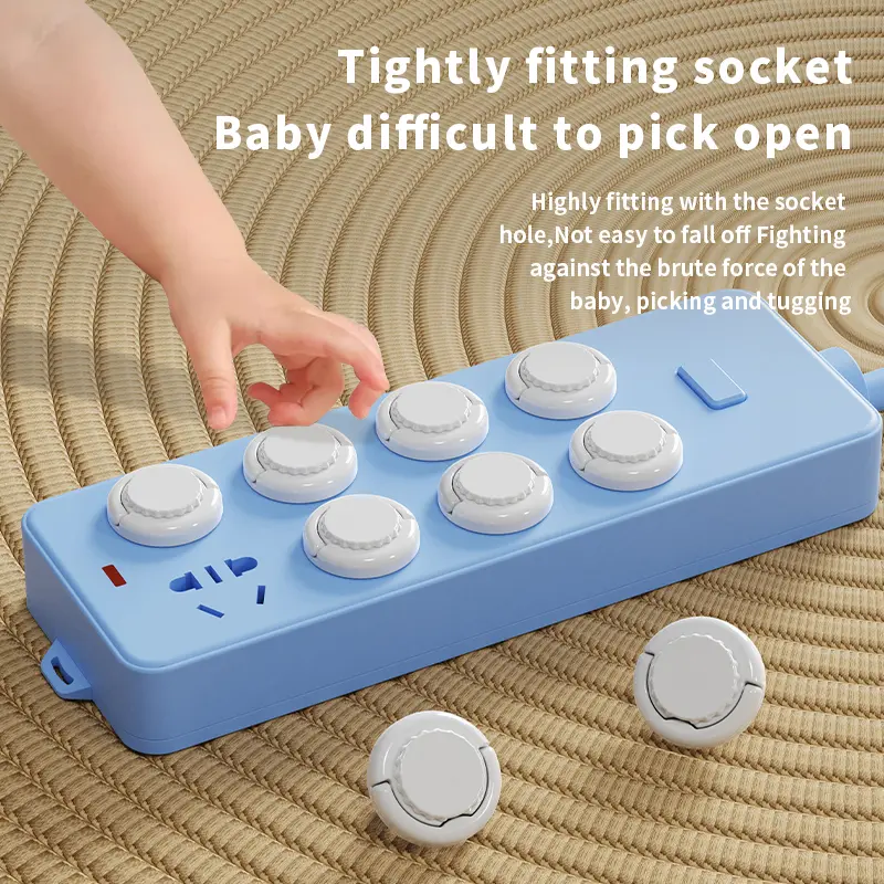 12Pcs Power Socket Electrical Outlet Baby Child Safety Guard Protection Anti Electric Shock Plugs Protector Rotate Cover