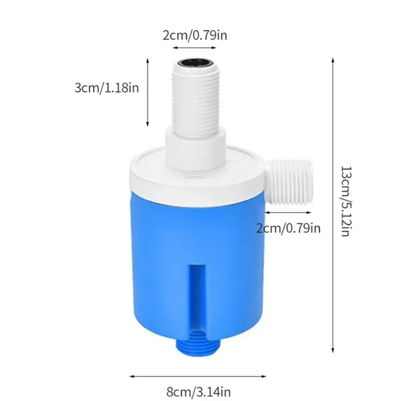 1/2" 3/4" Automatic Water Level Control Valve Float Ball Valve Tank Tower Pool Float Switch Water Inlet Valve Automatic Stop