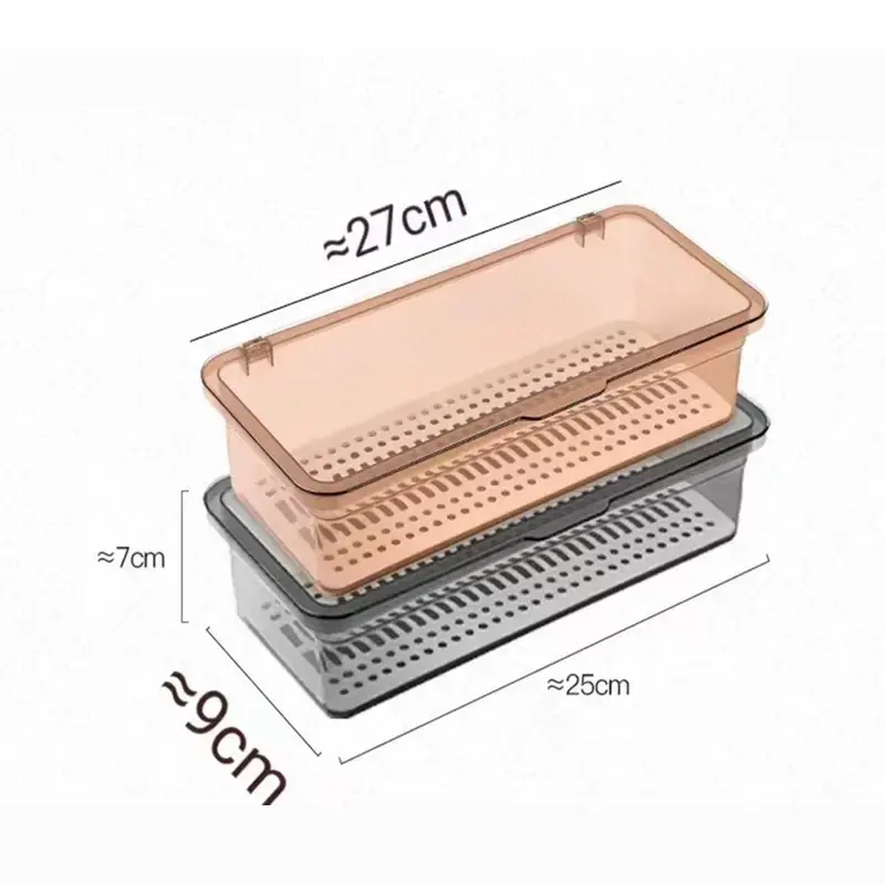 Cutlery Storage Tray Holder Tableware Organizer Spoon Fork Storage Box Plastic Container Cutlery Rack With Lid And Drainer