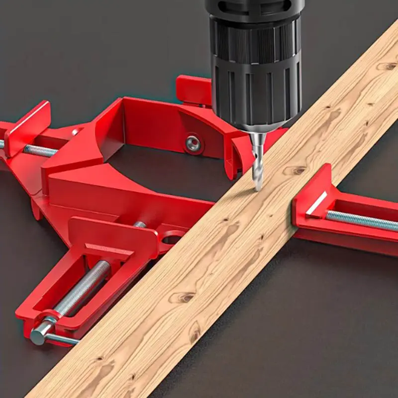 4pcs Right Angle Clamp, 90 Degrees Corner Clamp, Picture Frame Holder, Glass Holder, DIY Woodworking Hand Tools
