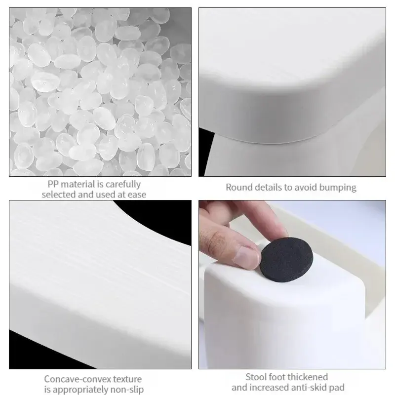 Waterproof Squatty Potty Toilet Stool Toilet Foot Stool Squat Stool For Pregnant Woman Children Adult Old People