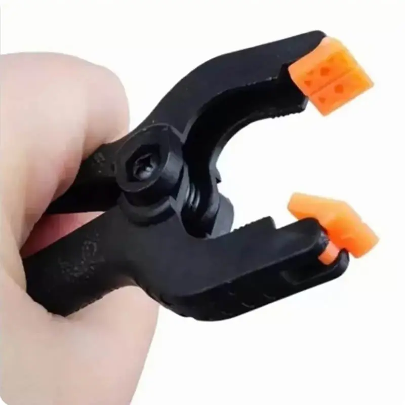 10pcs 2inch Spring Clamps DIY Woodworking Tools Plastic Nylon Clamps For Woodworking Spring Clip Photo Studio Background