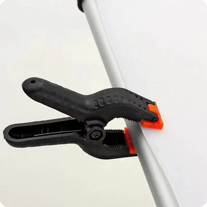 10pcs 2inch Spring Clamps DIY Woodworking Tools Plastic Nylon Clamps For Woodworking Spring Clip Photo Studio Background