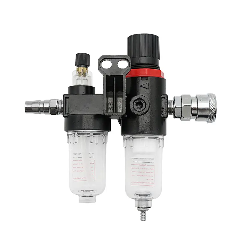AFC2000 AFR2000 + AL2000 G1/4 air compressor oil and water separator air filter is used to reduce the pressure valve regulator