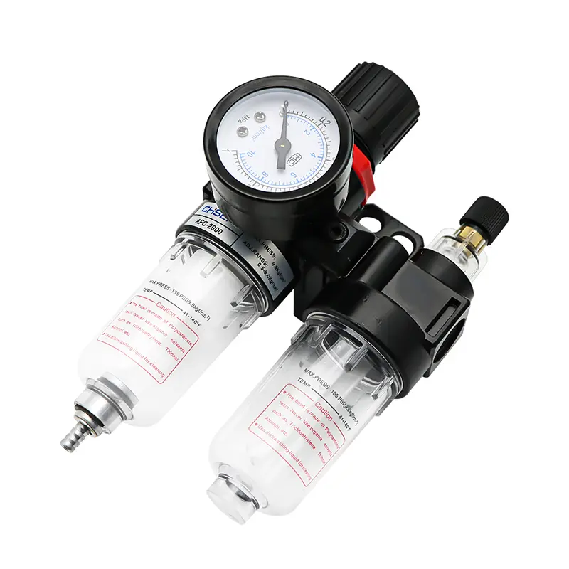 AFC2000 AFR2000 + AL2000 G1/4 air compressor oil and water separator air filter is used to reduce the pressure valve regulator