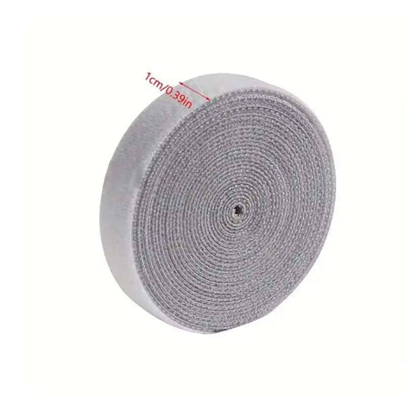 1Roll 3/5m Reusable Cable Straps Cable Ties Hook & Loop Nylon Fastening Tape Wire Organizer For Cords Cable Management
