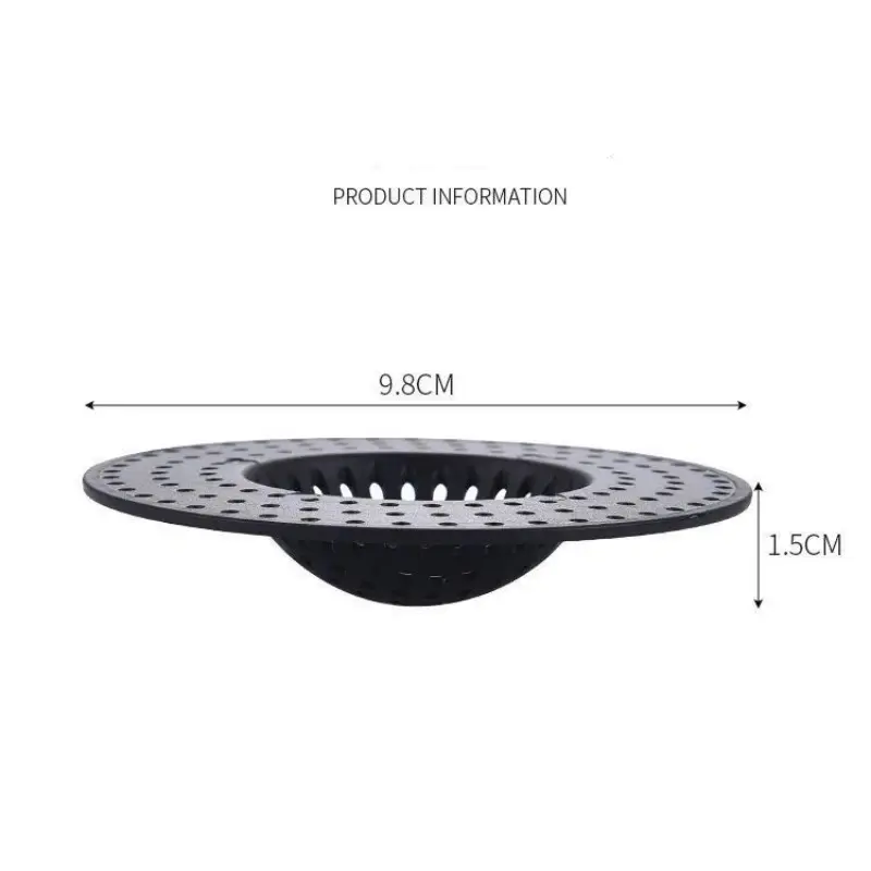 1-3PCS Kitchen Sink Filter Mesh Drain Hole Trap Waste Screen Floor Drains Strainer Hair Catcher for Kitchen Bathroom Accessories