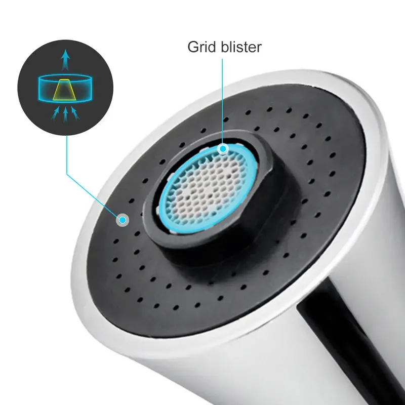 1/2PCs stainless steel faucet extender with rotating anti-splash bubbler multifunctional sleek design for kitchen bathroom sinks