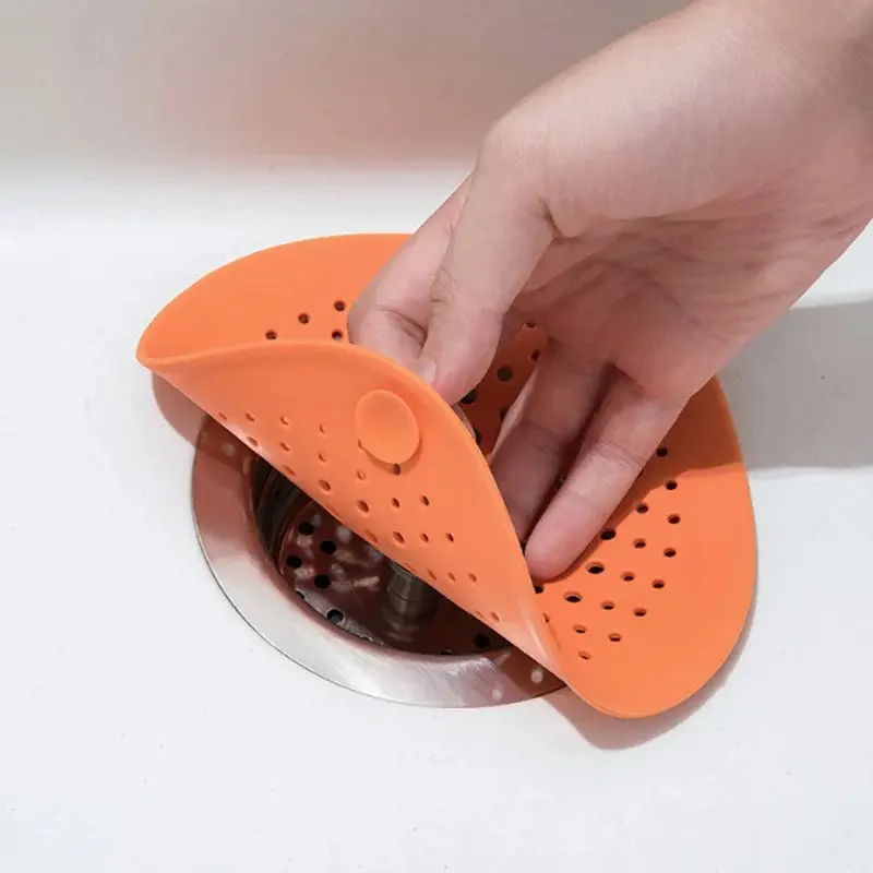 Hair Filter Shower Drain Plug Kitchen Sink Strainer Bathtub Shower Floor Drain Stopper Home Accessories