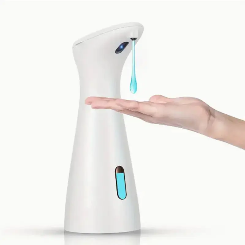 Automatic Sensor Soap Dispenser White High Quality Abs Waterproof Hand Soap Sensor Bathroom Smart Wash Handpiece（no battery）
