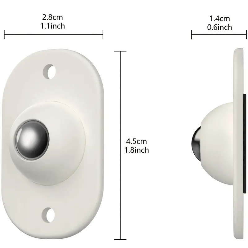 4/8/12Pcs Self Adhesive Heavy Duty 4-ball Pulley 360° Rotation Universal Wheel Mute Strong Load-bearing Furniture Casters Wheels