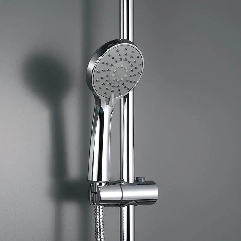 Adjustable Shower Head Holder Bracket, Universal Handheld Showerhead Support for Bathroom Non-Drilling Slide Bar Accessory