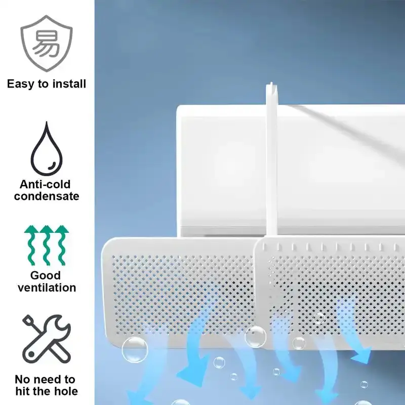 Air Conditioning Windshield Scalable Hanging-type Anti-direct Blowing Air Deflector Household Air Conditioning Baffle Windshield