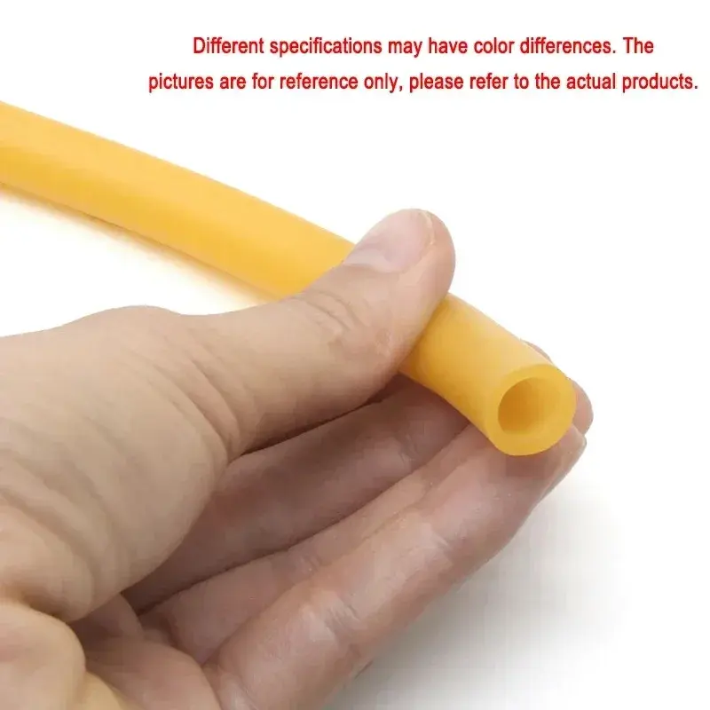 5-10M Yellow Nature Latex Rubber Hoses High Resilient Surgical Medical Tube Slingshot Catapult Elastic Band