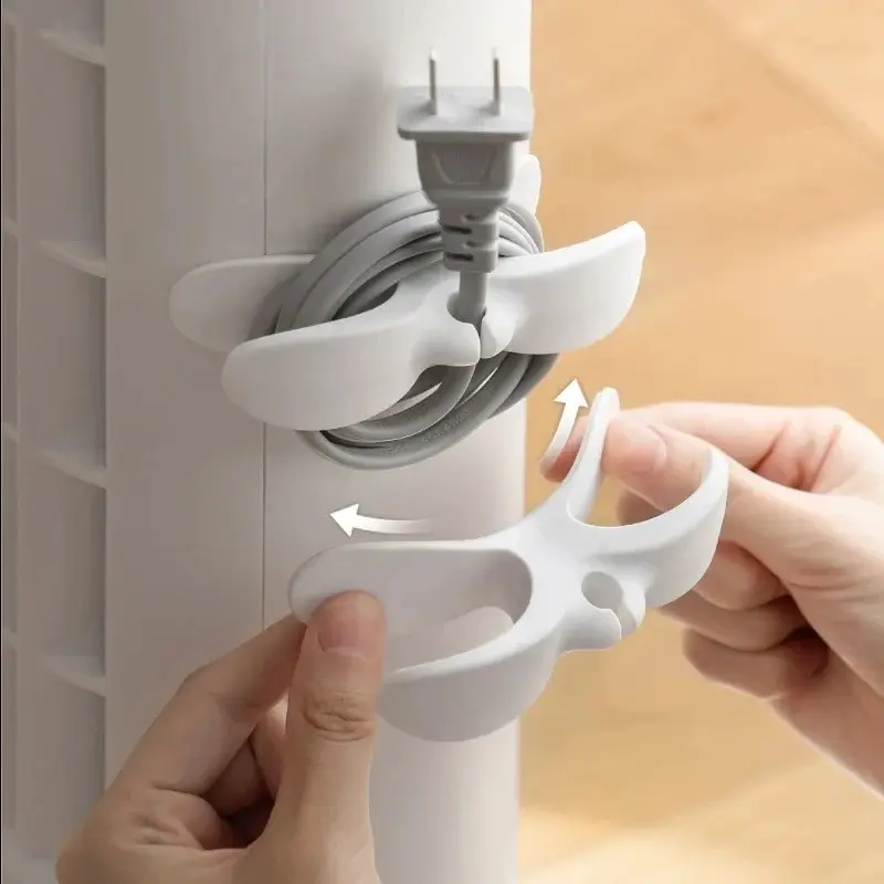 3-20pcs Cord Winder Organizer for Kitchen Appliance Cord Wrapper Cable Management Clip Holder for Air Fryer Coffee Machine Fixer