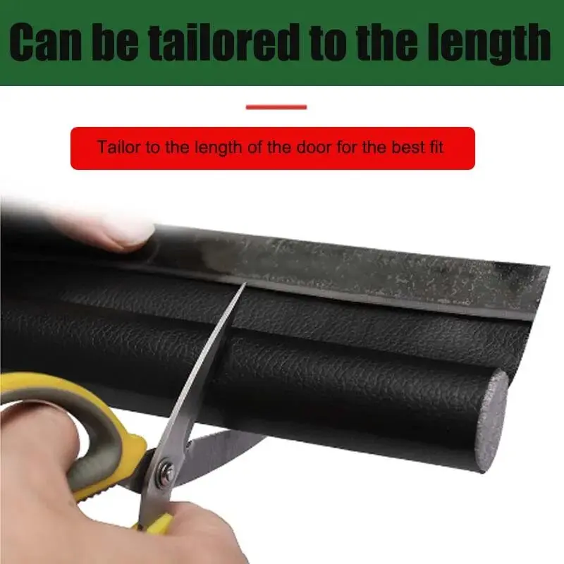 Windproof Seal Strip Draught Excluder Stopper By Bottom Guard Double Protector Doorstop Dustproof Blocker Sealer Soundproof