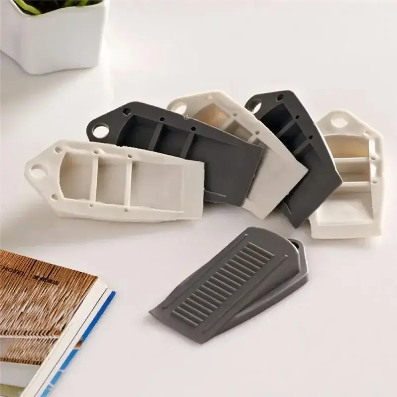 2pcs Rubber Wedge By Stop Convenient Mouse Design By Stop Stopper Holder Guard Baby Safety Protector Home Office By Stops