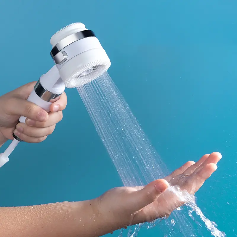 1 Set Handheld Shower Head With Shower Bracket And Hose 3 Modes Adjustable Water Output Shower Head Bathroom Accessories
