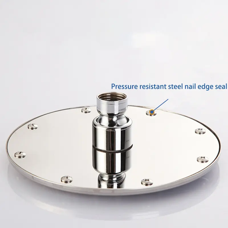 High Quality 8 Inch Stainless Steel Ultra-Thin Waterfall Shower Heads Rainfall Shower Head Rain Round Shower Heads