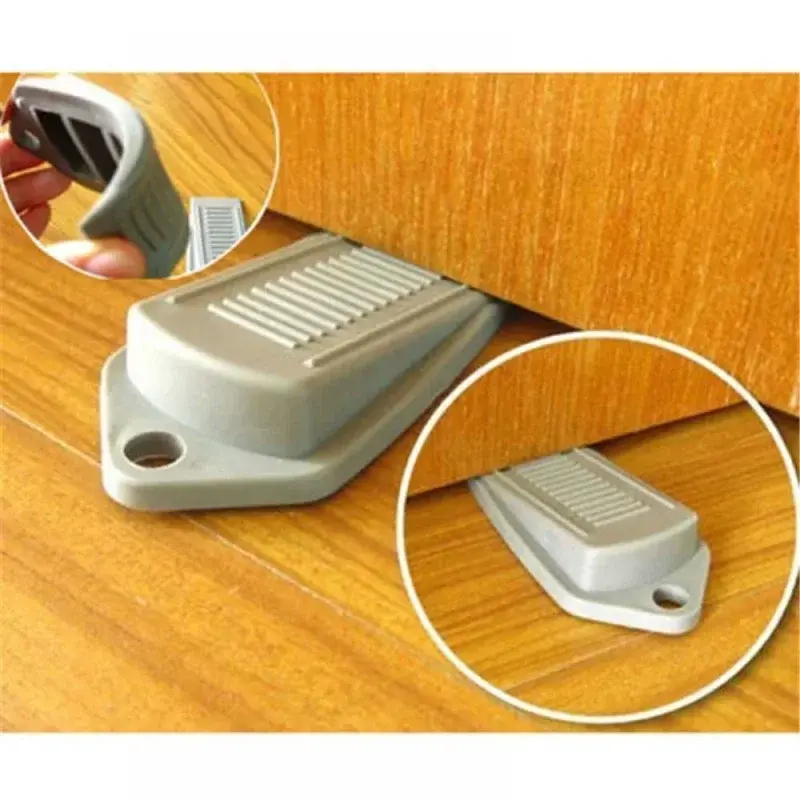 2pcs Rubber Wedge By Stop Convenient Mouse Design By Stop Stopper Holder Guard Baby Safety Protector Home Office By Stops