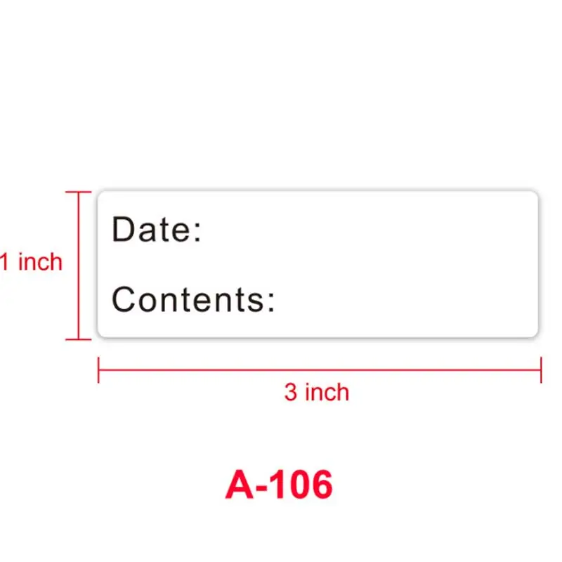 Home Kitchen Food Marking Date Stickers Labels