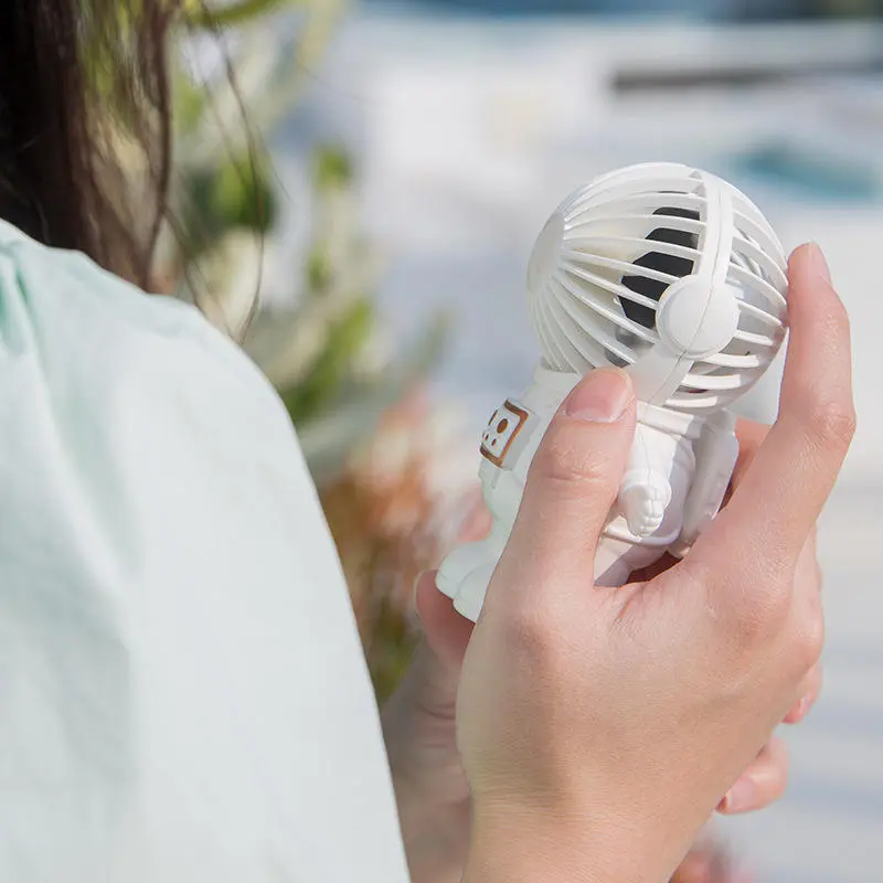 New Astronaut Mini Handheld USB-Rechargeable Portable Fan for Outdoor Cooling - A Perfect Children's Day Gift