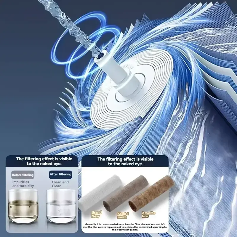 High Pressure Water Saving Filter Shower Head 5 Modes Handheld Shower Head One Button Stop Bathroom Accessories Set