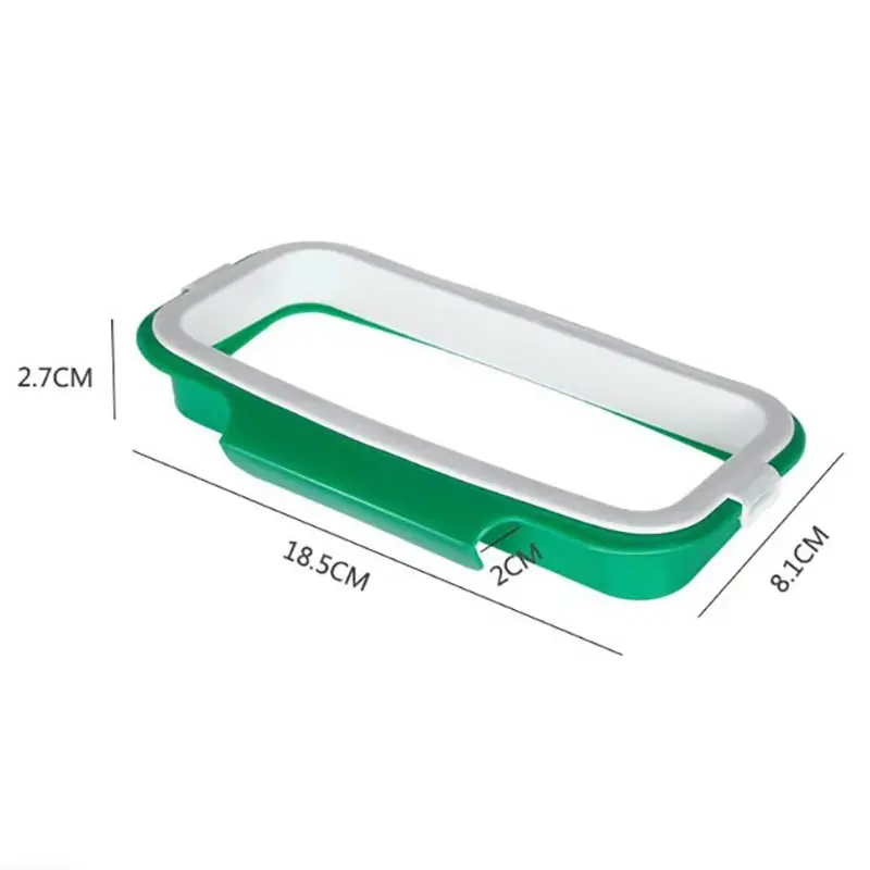 Hanging Garbage Bag Rack with Cover Portable Kitchen Cabinet Rubbish Bag Plastic Rack Support Holder with 100Pcs Garbage Bag