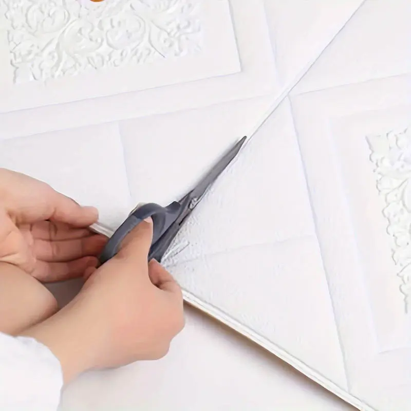 5pcs DIY 3D Ceiling Foam Wall Stickers Self-adhesive Waterproof And Mildew Proof Room Living Room Bathroom Kitchen Bedroom Decor