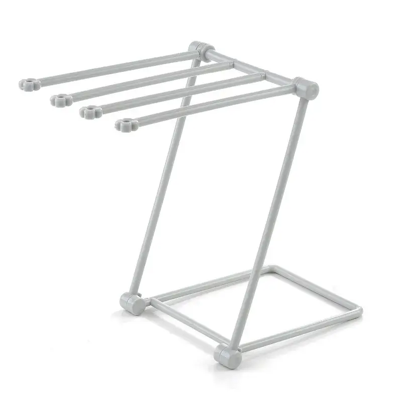 Trendy Foldable Display Racks Multifunctional Hair Hairpins Accessories Water Cup Rack Folding Desktop Storage Rack