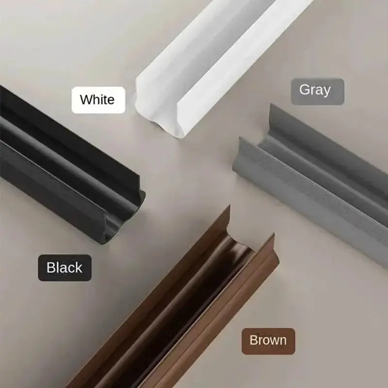 PVC Adjustable Door Bottom Seal Strip Weather Strip Under Door Draft Stopper Thicker Anti-Cold Gap Blocker Sealing Weather Strip