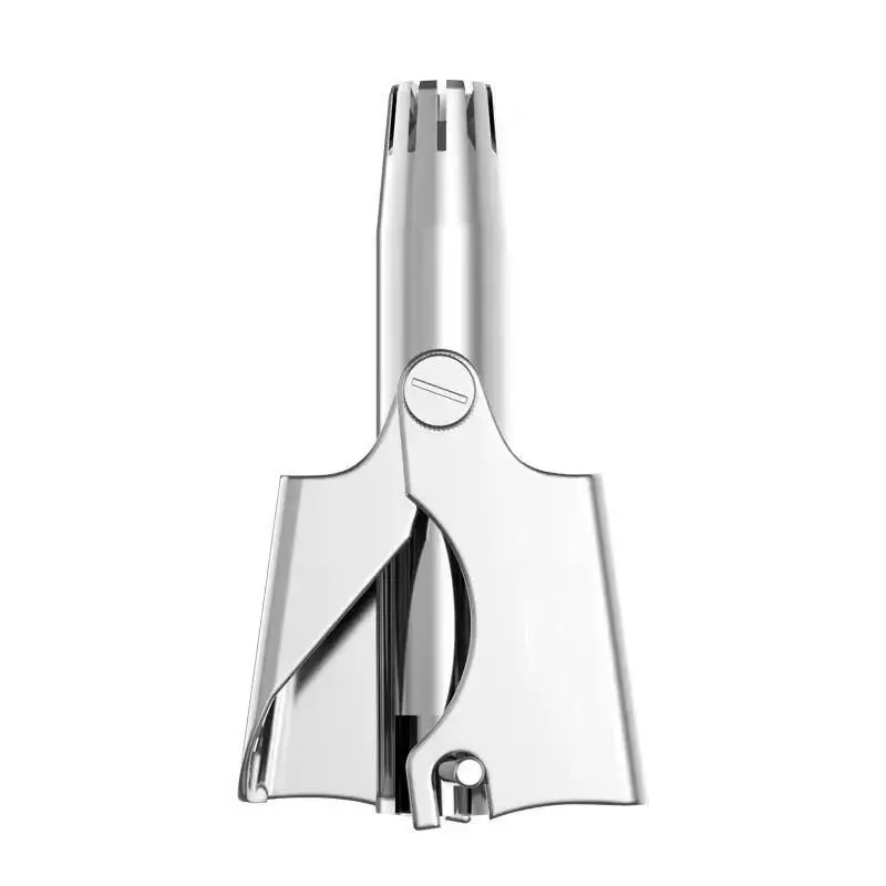 Barbeador elétrico portátil masculino, indolor nariz cabelo aparar, lavável orelha cabelo aparador, limpeza sem ferrugem
