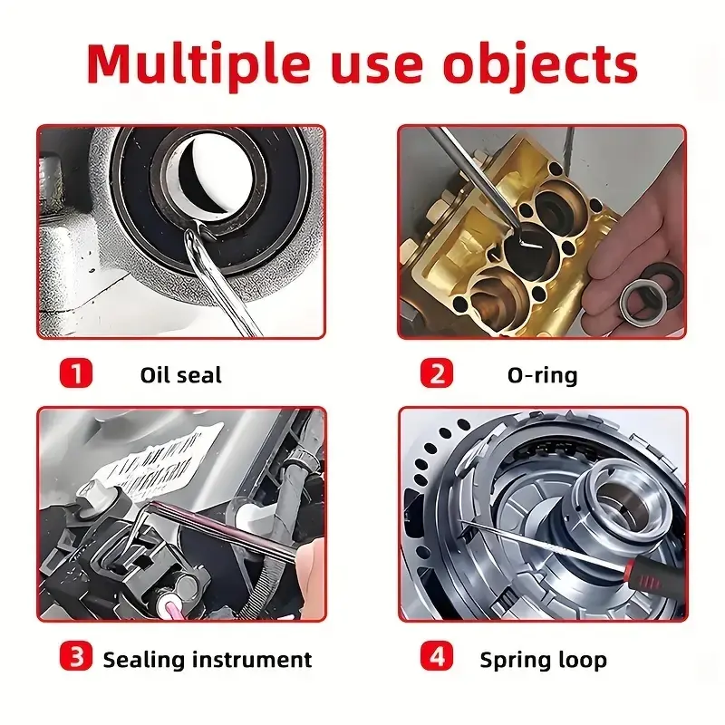 6PCS  Pick Hook Set Durable Extra Long O-Ring and Seal Remover Craft Hobby Tool Color Randomly bearing puller tool  tools  tools