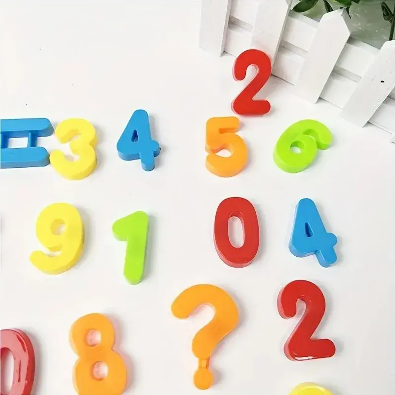 1 Set of Magnetic 26 English Alphabet Stickers, Magnetic Digital Refrigerator Stickers, Educational CHILDREN'S Toy Teaching Aids